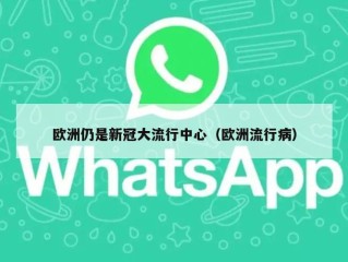 欧洲仍是新冠大流行中心（欧洲流行病）