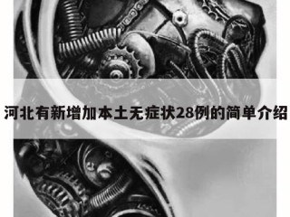 河北有新增加本土无症状28例的简单介绍