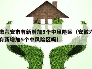 安徽六安市有新增加5个中风险区（安徽六安市有新增加5个中风险区吗）